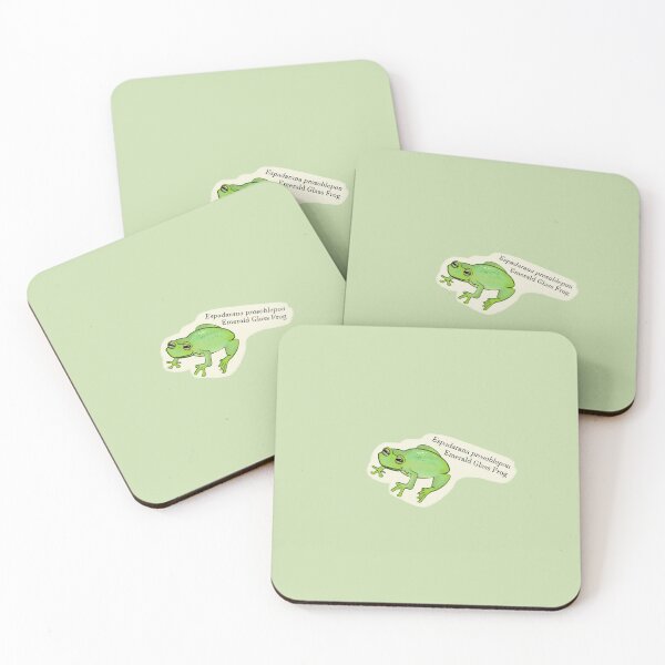 Item preview, Emerald Glass Frog (Froggy Friends) designed and sold by GoodToad.