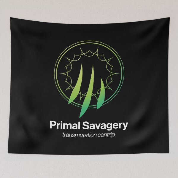 Item preview, Primal Savagery Spell Symbol designed and sold by Unspelled.