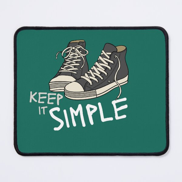 Item preview, funny shoes keep it simple designed and sold by Roy & Pride.