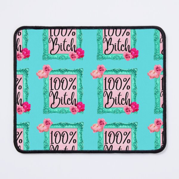 Item preview, 100% One Hundred Percent Bitch Aqua designed and sold by mrshannah.