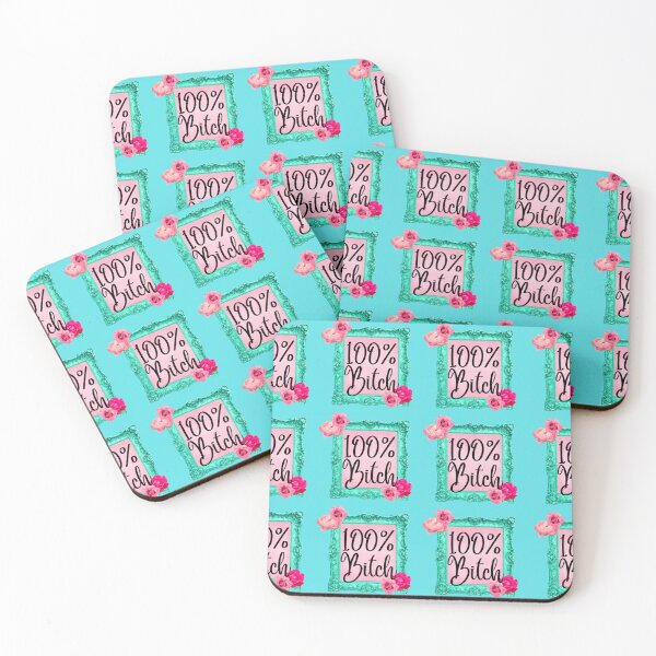 Item preview, 100% One Hundred Percent Bitch Aqua designed and sold by mrshannah.
