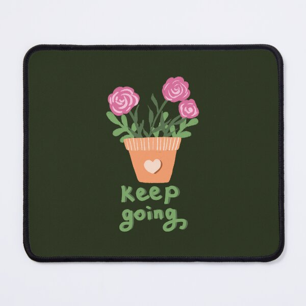 Item preview, Positive quote with flowers designed and sold by pinkyfish1010.
