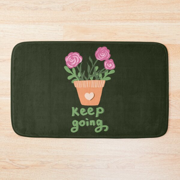 Item preview, Positive quote with flowers designed and sold by pinkyfish1010.