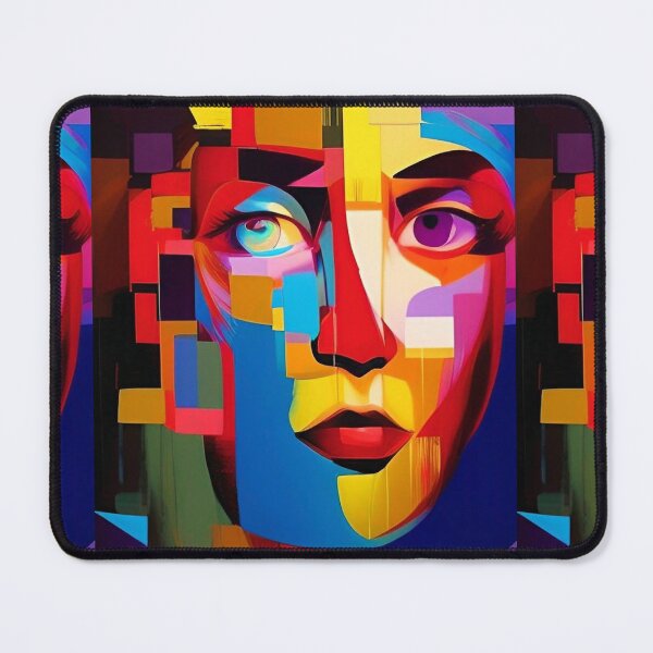 Item preview, Cool Abstract Modern Art Portrait - Pop Art designed and sold by CattlettArt.