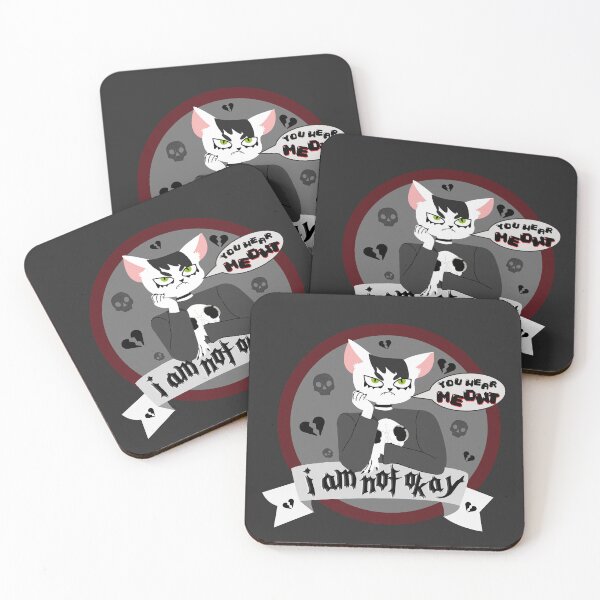 Item preview, Emo Cat Is Not Okay designed and sold by racharanha.