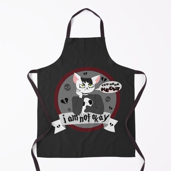 Item preview, Emo Cat Is Not Okay designed and sold by racharanha.