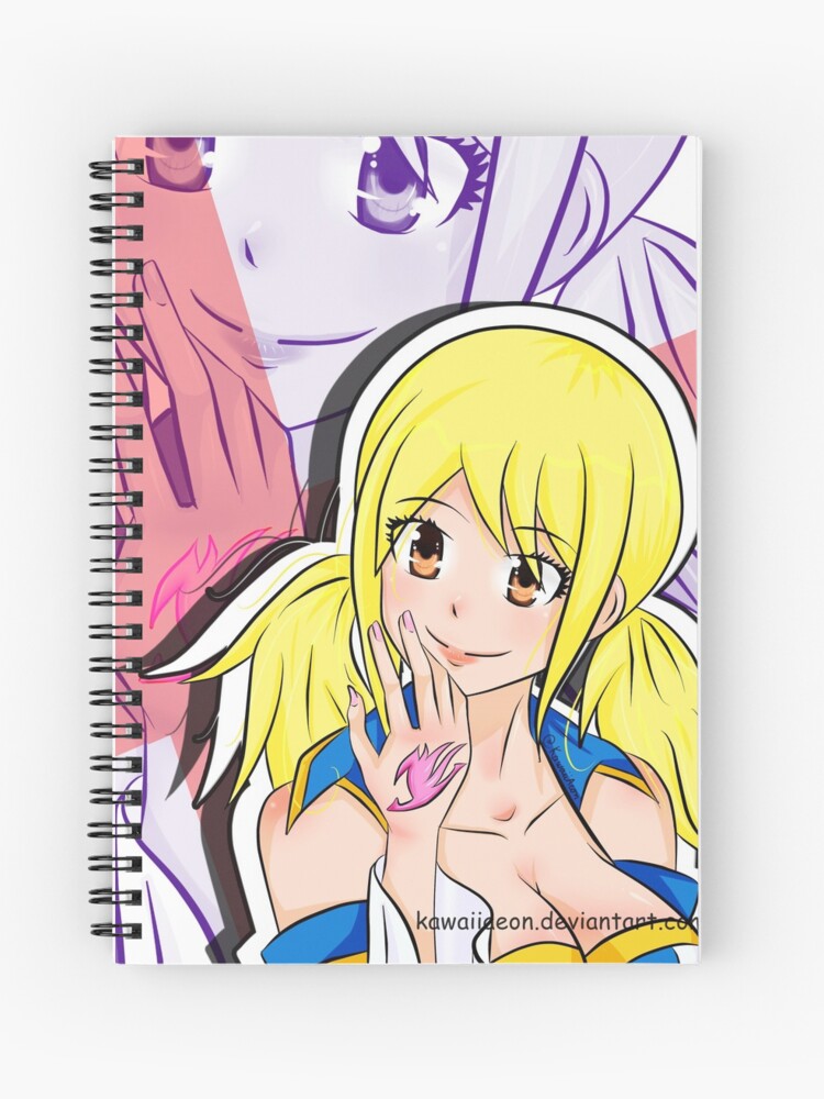 Fairy Tail Lucy Heartfilia Name Anime Spiral Notebook