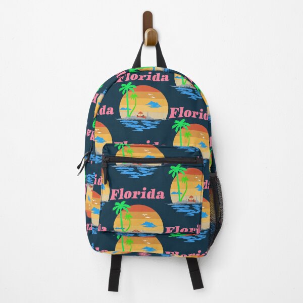 Item preview, Miami Beach Florida Retro Sunset designed and sold by TheCatmeow2000.