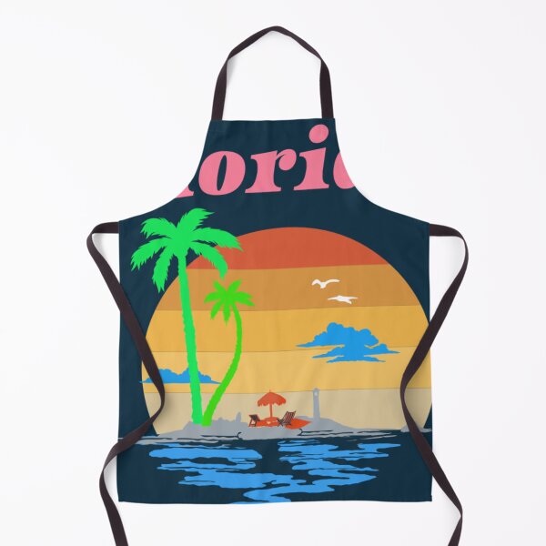 Item preview, Miami Beach Florida Retro Sunset designed and sold by TheCatmeow2000.