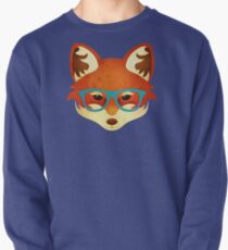 Hipster Fox: Blue Pullover