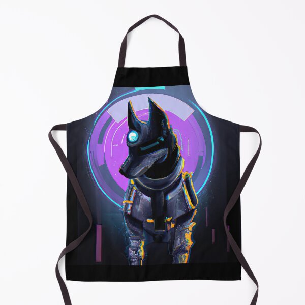 Item preview, A lovely Technicolor Dog in a Futuristic World designed and sold by Cosmic-graphics.