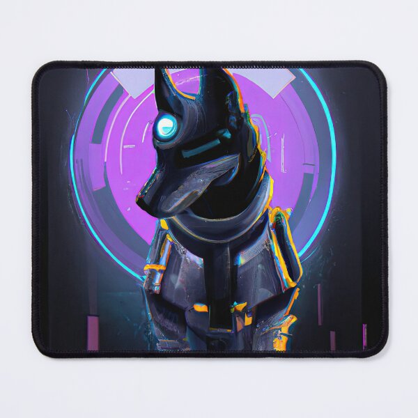 Item preview, A lovely Technicolor Dog in a Futuristic World designed and sold by Cosmic-graphics.
