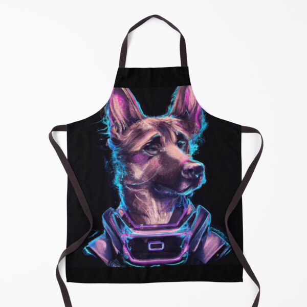 Item preview, Synthwave Pup in A Journey Through the Future designed and sold by Cosmic-graphics.
