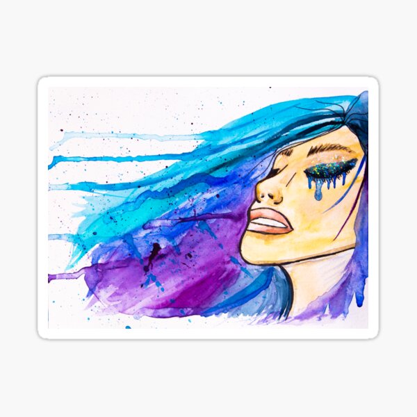 Sparkly Tears Sticker
