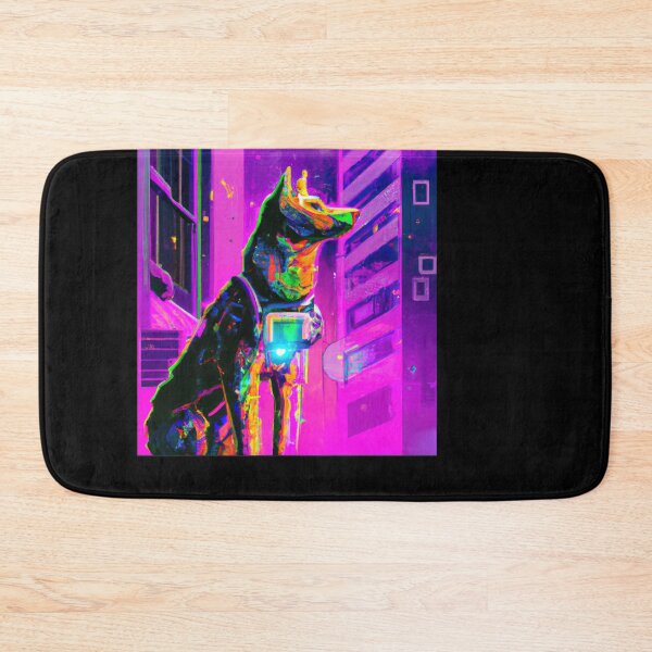 Item preview, Futuristic Pup in a Neon Dream in a Technicolor World designed and sold by Cosmic-graphics.