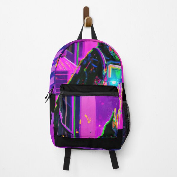 Item preview, Futuristic Pup in a Neon Dream in a Technicolor World designed and sold by Cosmic-graphics.