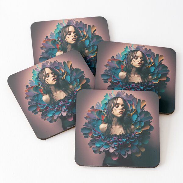 Item preview, Wednesday Addams with Colors Digital Art designed and sold by destinykrainbow.