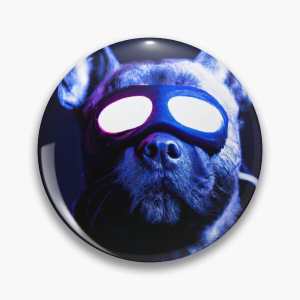Item preview, Cyberpup A cool Technicolor Dream Dog designed and sold by Cosmic-graphics.