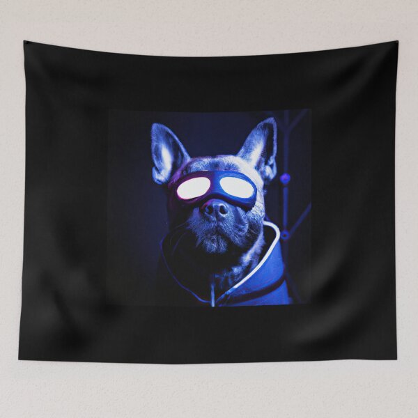 Item preview, Cyberpup A cool Technicolor Dream Dog designed and sold by Cosmic-graphics.