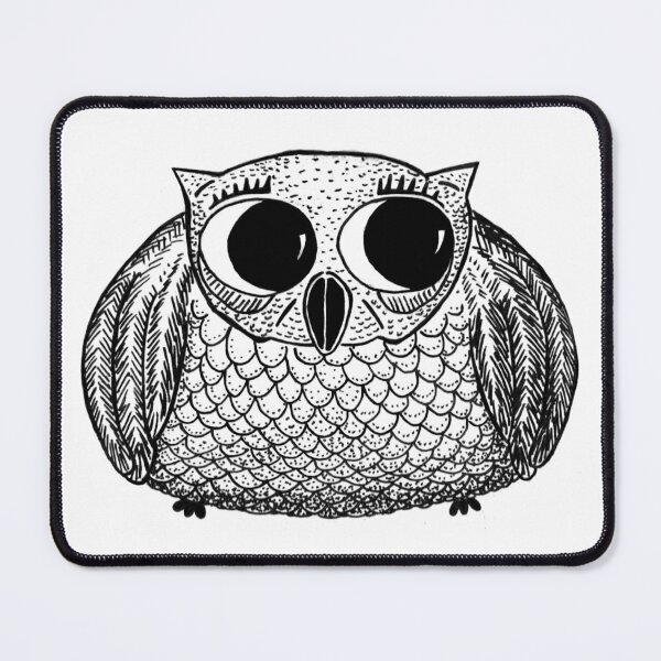 Item preview, Fat Owl - Zentangle designed and sold by Dave Hussell.