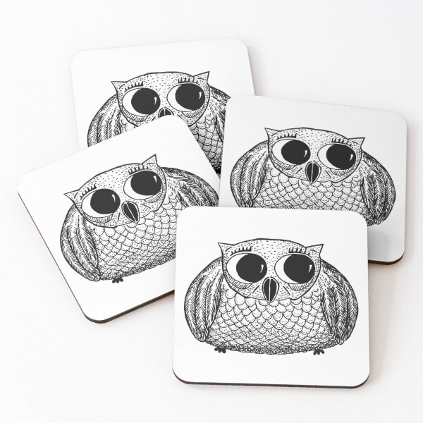 Item preview, Fat Owl - Zentangle designed and sold by Dave Hussell.