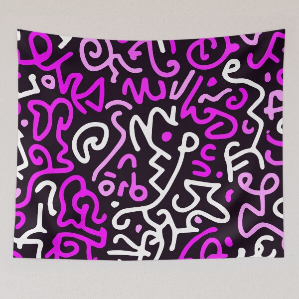 Item preview, Memphis Pattern Colorful Doodle designed and sold by Timegraf.
