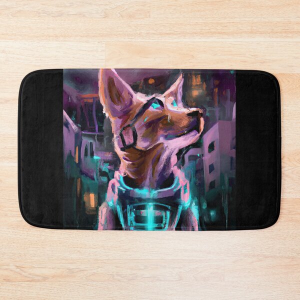 Item preview, Cyber Dog A Techno Dream in a Synthwave World designed and sold by Cosmic-graphics.