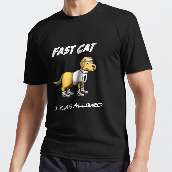 Funny Fast Cat - dog sport Active T-Shirt for Sale by Just4doglovers