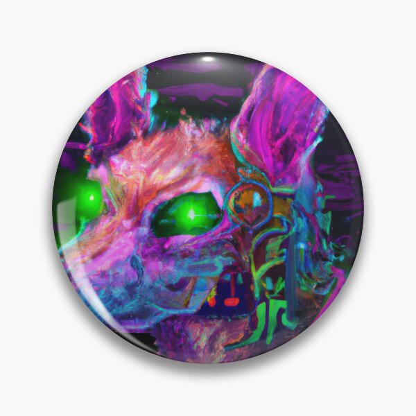 Item preview, A Neon doggo Adventure in a Technicolor World designed and sold by Cosmic-graphics.