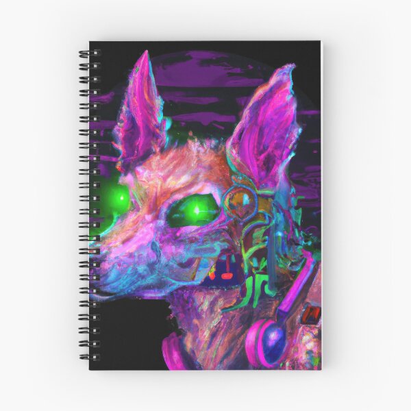 Item preview, A Neon doggo Adventure in a Technicolor World designed and sold by Cosmic-graphics.