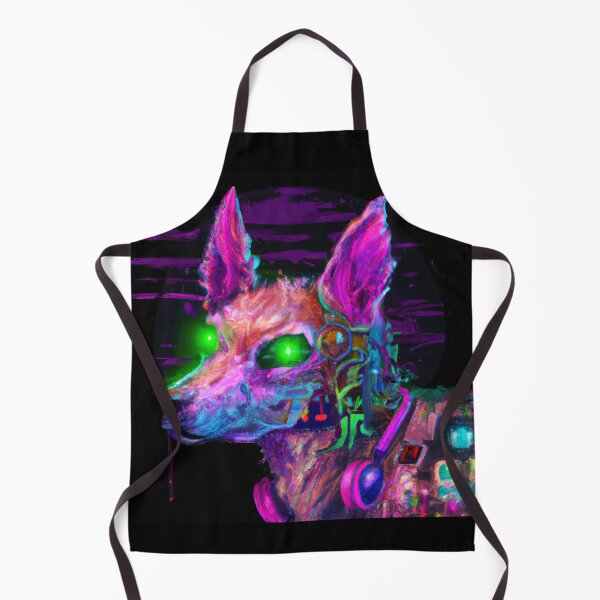 Item preview, A Neon doggo Adventure in a Technicolor World designed and sold by Cosmic-graphics.