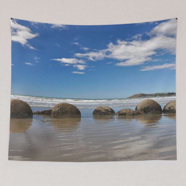 Item preview, Moeraki Boulders, spherical boulders, New Zealand designed and sold by franck380.