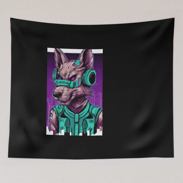 Item preview, Cute Futuristic Pup in a Synthwave Wonderland designed and sold by Cosmic-graphics.