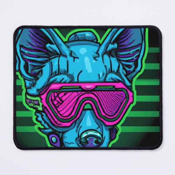 Item preview, Sci-Fi Dogs - A Retro Futuristic badass designed and sold by Cosmic-graphics.