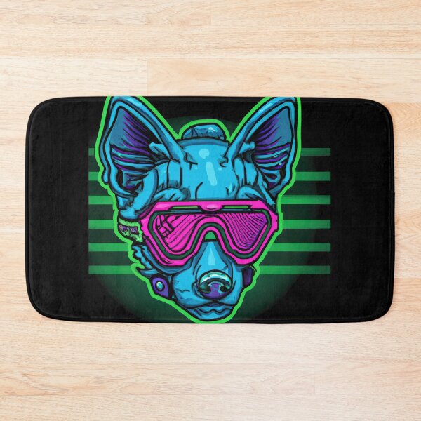 Item preview, Sci-Fi Dogs - A Retro Futuristic badass designed and sold by Cosmic-graphics.