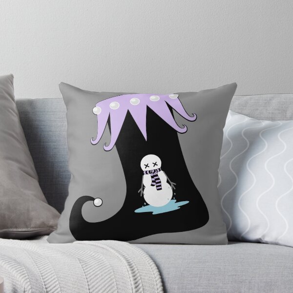 Item preview, Pastel Goth Christmas | Creepy Stocking | Dying Snowman designed and sold by LolitasAdorned.