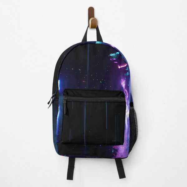 Item preview, The Neon Dog, A Retro Futuristic Portrai designed and sold by Cosmic-graphics.