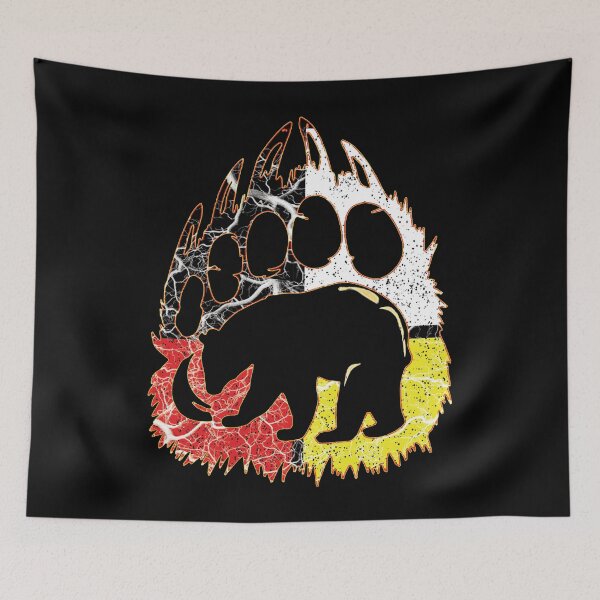 Item preview, Medicine Weel - Native American Bear designed and sold by mixedshop.