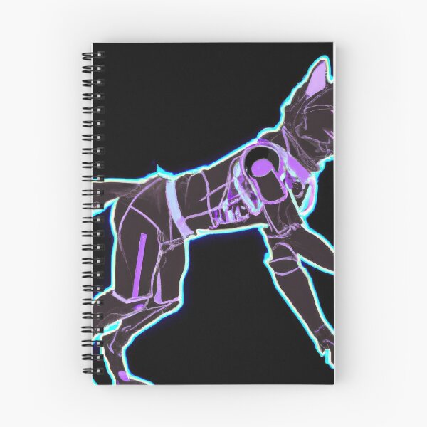 Item preview, The Synthwave Pup A Retro Futuristic Tale designed and sold by Cosmic-graphics.