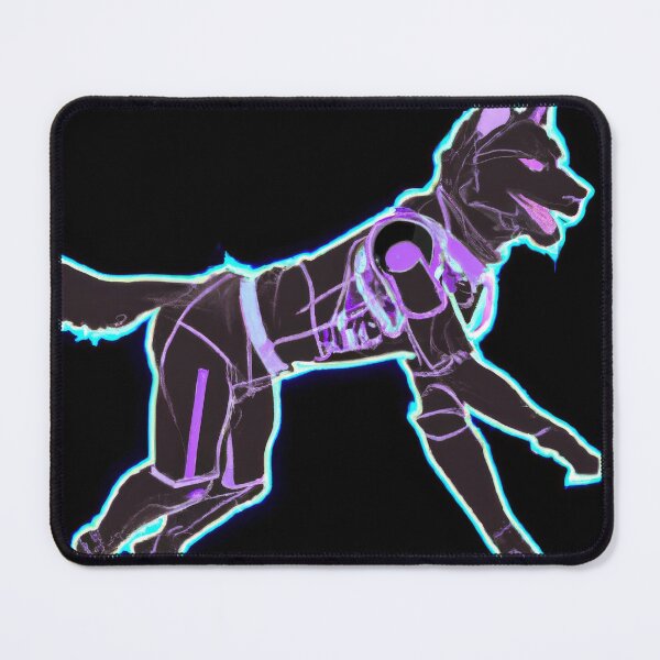 Item preview, The Synthwave Pup A Retro Futuristic Tale designed and sold by Cosmic-graphics.