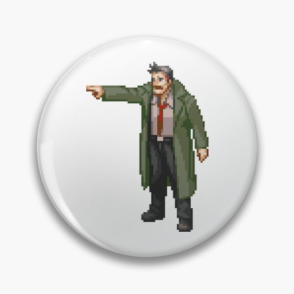 Item preview, Ace Attorney Investigations Gumshoe Sprite designed and sold by Niche Nerd.