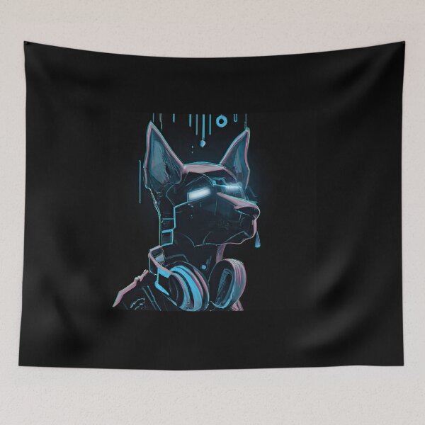 Item preview, Adorable Cyberdog: A Technicolor Dream Come True designed and sold by Cosmic-graphics.