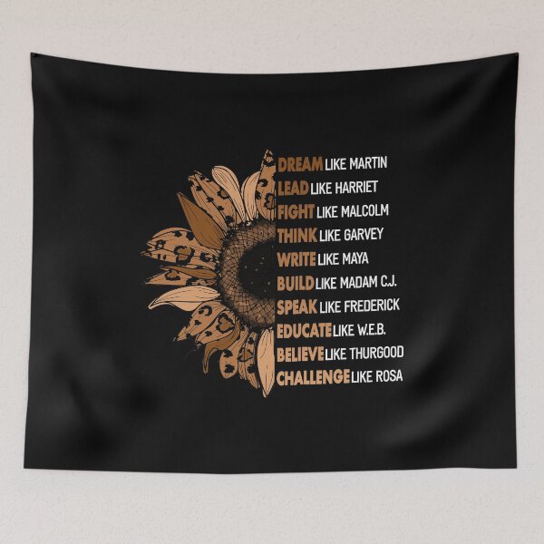 Item preview,  Melanin Sunflower Black History Month Juneteenth African American Leaders  designed and sold by AnitaBice.