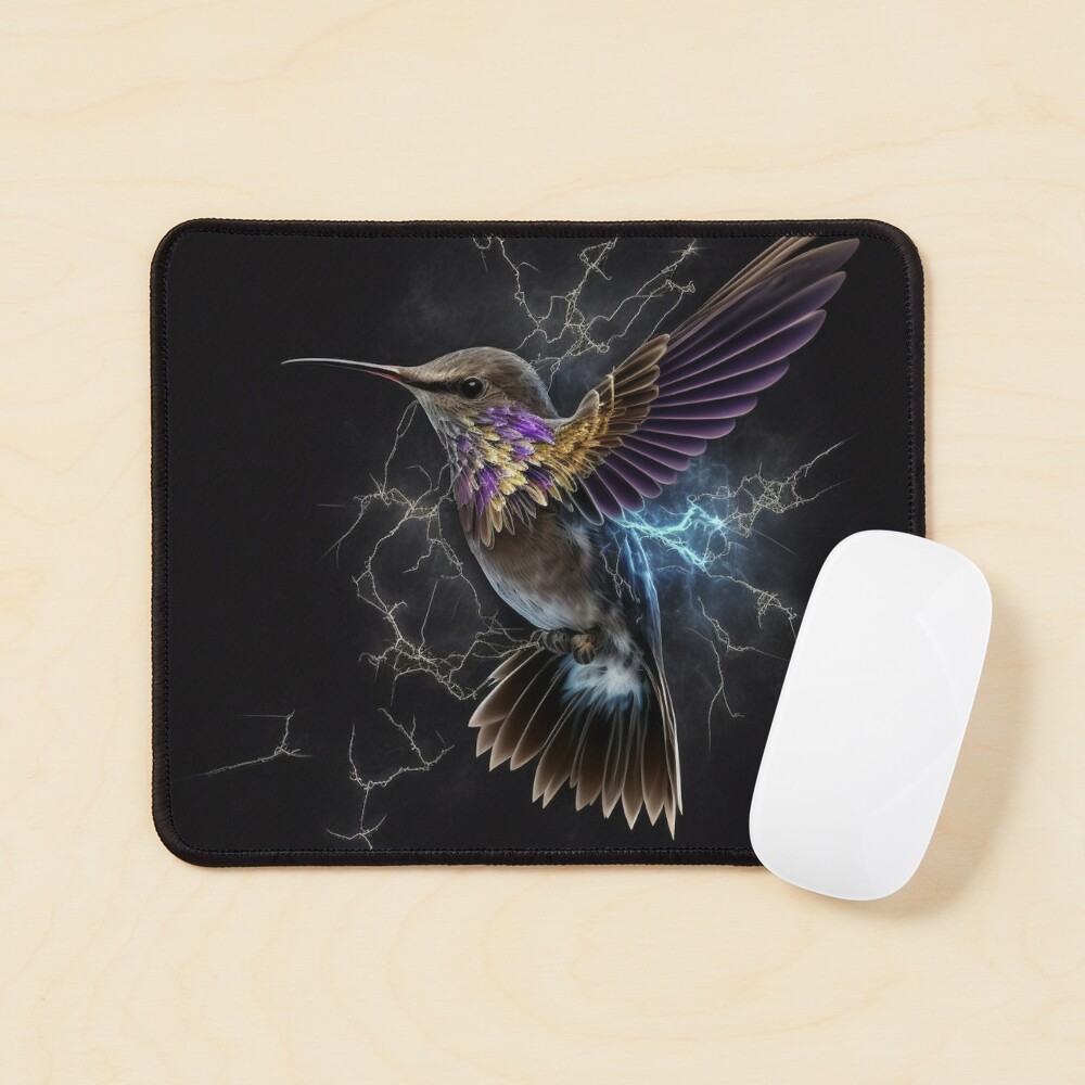 Fantasy Hummingbird with Lightning 