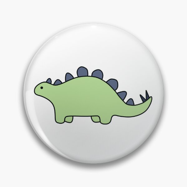 Item preview, Green Dinosaur with Dark Outline designed and sold by trippyzipp.