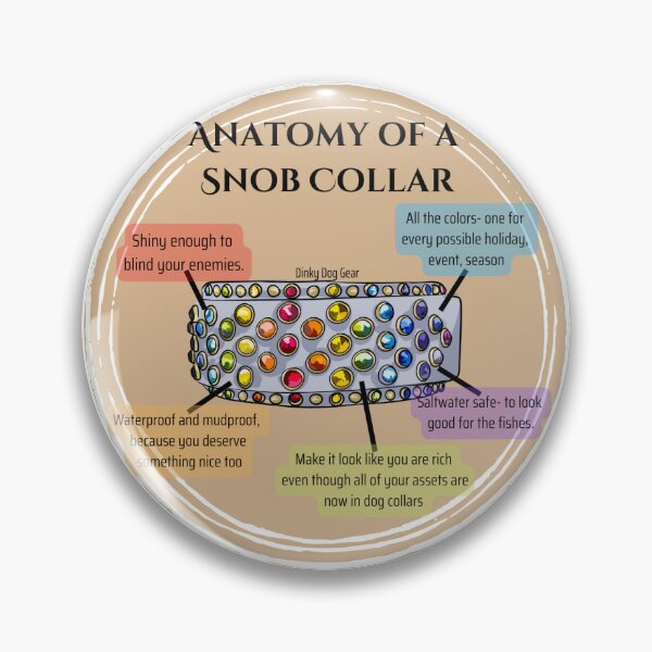 Item preview, Anatomy of a Snob Collar designed and sold by overdosed-art.