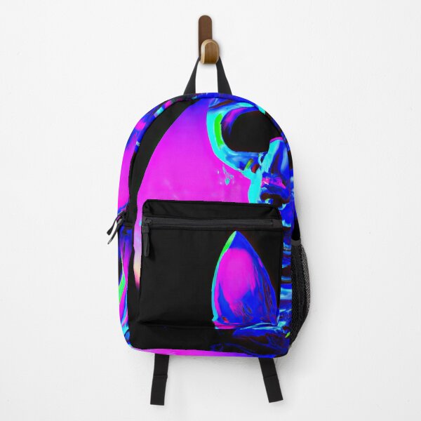 Item preview, Cute Cyberpup A Techno Dream in a Synthwave World designed and sold by Cosmic-graphics.