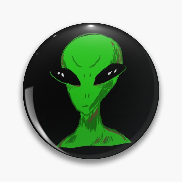 Item preview, alien head designed and sold by afieldofstone.