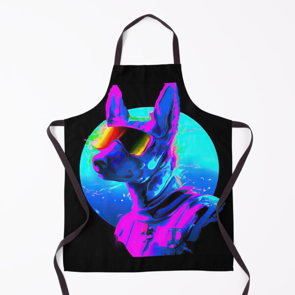 Item preview, A Neon Adventure with a Cute and Loving Pup designed and sold by Cosmic-graphics.