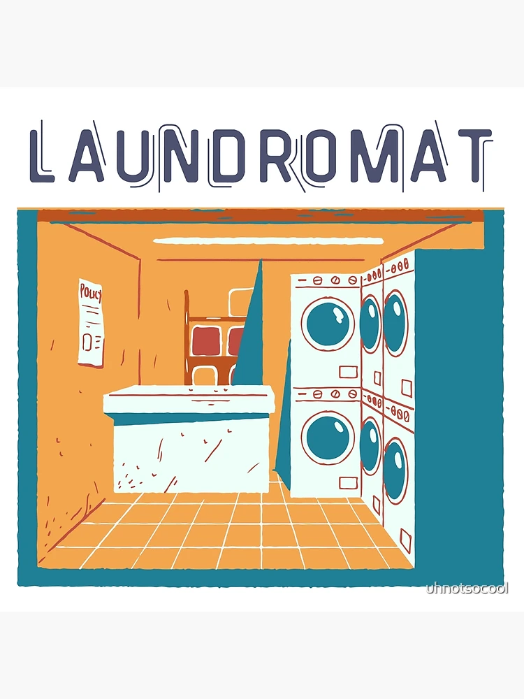 Busy laundromat with old-fashioned washing machines Wall Art, Canvas  Prints, Framed Prints, Wall Peels